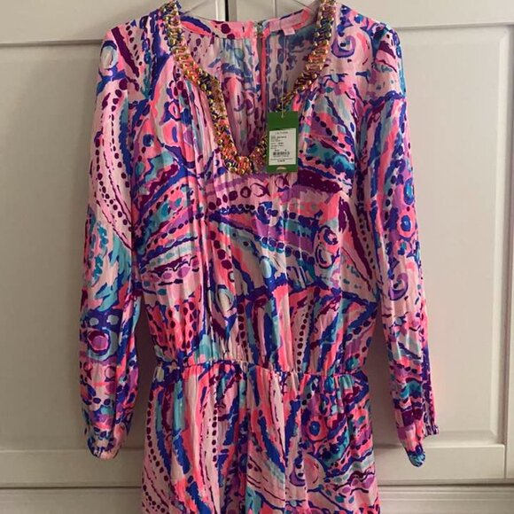 Lilly Pulitzer Colby Romper Size M - NWT - Picture 3 of 6